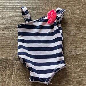 🔥 5/$25 - blue and white striped Swimsuit - Our Generation 18” doll